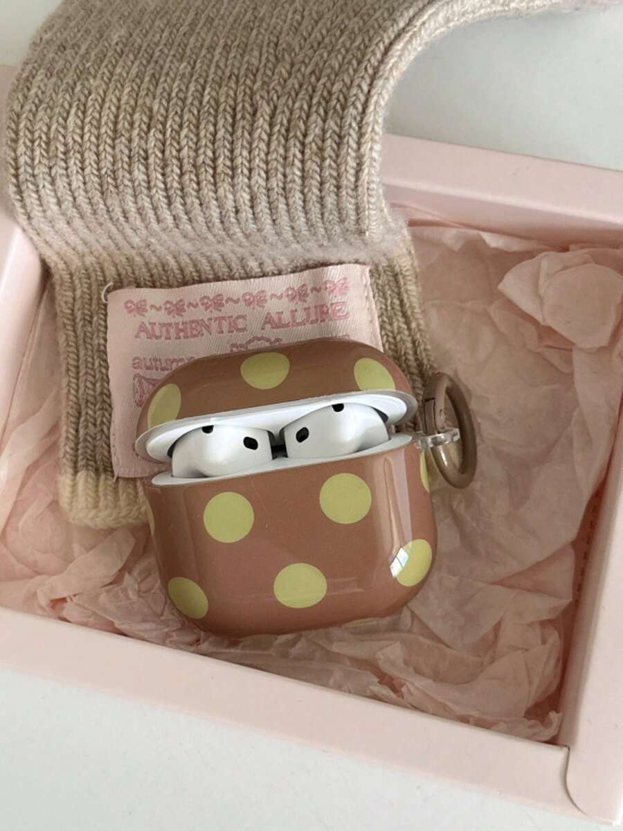 极简波点 Pro 2 手机壳，柔软硅胶保护套，兼容 Apple Pro 3/4，可爱小众设计 - 彩色 - 查看 1