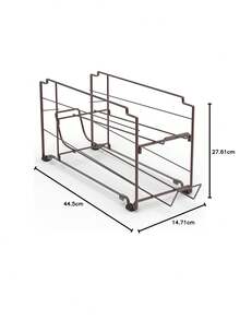 Estante Organizador Apilable Metal Blanco para Bebidas Gaseosas - Carga Frontal, Paquete 2 - Blanco - Ver 8