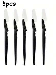 80/60/50/40/30/12pcs Multifunctional Portable Eyebrow Trimmer, Multi-Function Hair Removal Tool, Trimming And Shaping Shaver With Dust-Proof Protective Design Cover, Suitable For Men And Women Facial Hair Removal