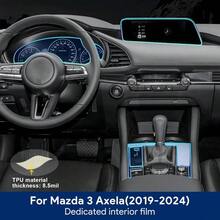 - Pelcula protectora de pintura precortada para 3 Enclave 2019 - 2024 de 8.5 Mil TPU PPF pelcula protectora araazos accesorios interiores cambio de palanca de dos botones - Cambio de marchas con dos botones - Ver 3