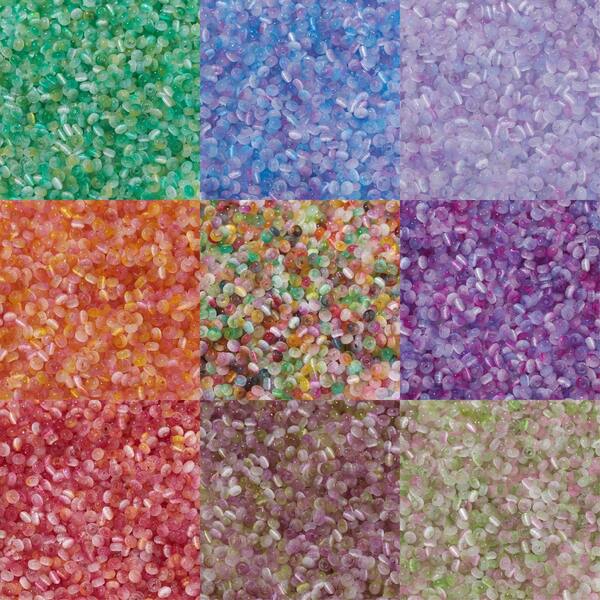 100pcs/200pcs 2*4mm Glass Double-Color Cat's Eye DIY Jewelry, Suitable For Women, DIY Bracelets, Necklaces, Jewelry, Holiday Beadwork