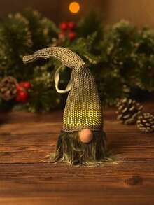 4 estilos - Gnomo de Navidad iluminado, colgantes de enanito brillante, adornos navideños únicos hechos a mano, elfos que se iluminan, decoraciones navideñas de mesa a pilas con estilo escandinavo y sueco, para decorar el árbol de Navidad, regalos, fiestas, interiores, exteriores, jardín y festividades