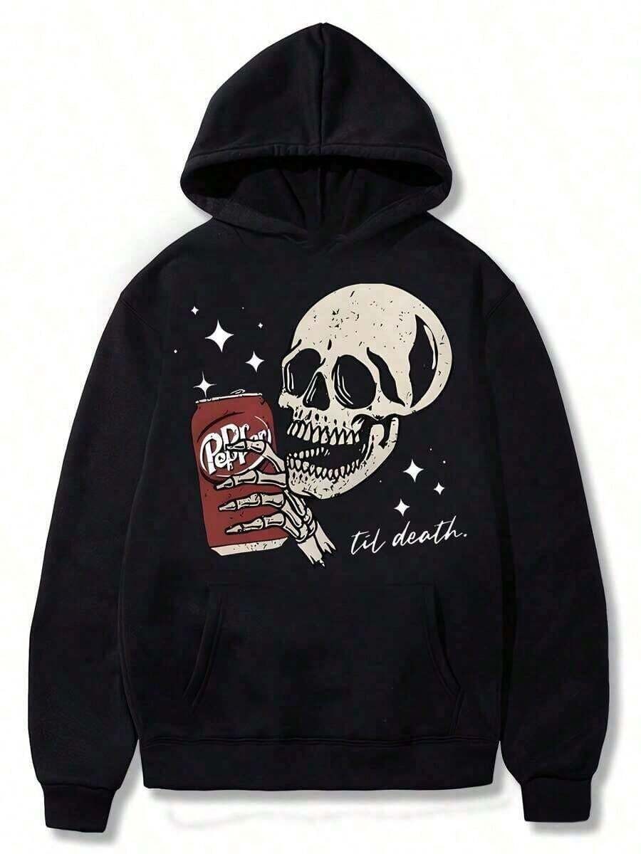 Til Death Dr. Pepper' Crew Neck Hoodie Gym 'Til Death' Hoodie Christmas Gift, Birthday Gift - màu đen - Xem 1