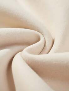 360g Hooded Double-Sided Printed Sweater, Star Flashing Printed Hooded Sweater Loose Version, With  Pocket And Drawstring, Leisure Outing, Celebrating Halloween, Christmas, Thanksgiving, Holiday Gifts. - 杏色 - 查看 3