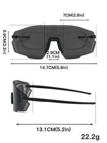 1 Pc Men's New Classic Style Glasses With Rimless Coated Lens Design Fashion Glasses Multi-Color Lenses Hollow Out Simple Style Decorative Glasses