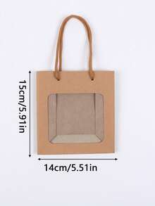 10 chiếc, Túi quà cảm ơn nhỏ 4,5x1,8x3,9 inch, Túi quà mini có nơ, Túi quà giấy họa tiết màu hồng, Thích hợp, Túi quà giấy nhỏ in lá vàng, Túi kẹo mini, Túi quà giấy nhỏ in lá vàng, Túi kẹo mini cho sinh nhật, Quà tặng Ngày của Mẹ, Quà tặng, Tiệc cô dâu, Đồ dùng cho tiệc tốt nghiệp - Hồng - Xem 3