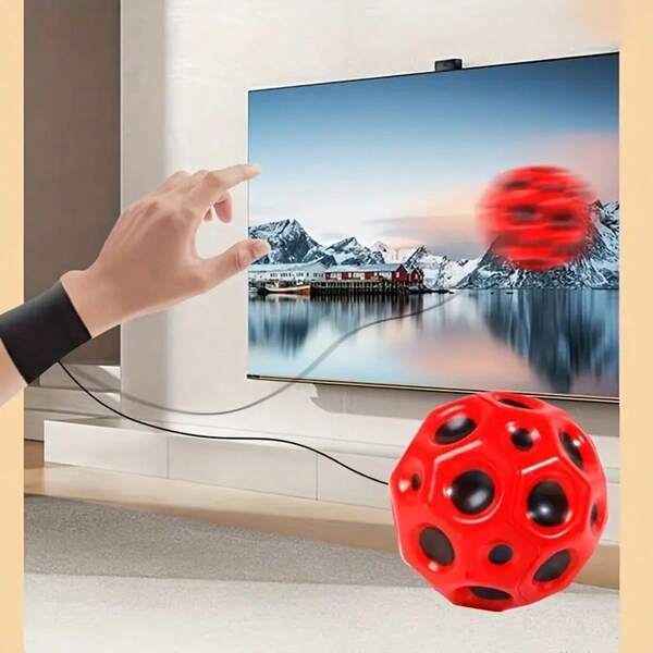 1Pc Mini Sports Wristball With Adjustable Strap - Features Non-Slip Grip, Lightweight Portability. Ideal For Fitness, Soccer, Basketball, And Tennis Training. Suitable For Indoor/Outdoor Use. Perfect As A Birthday/Holiday Gift (Yellow, Blue, Red, Black).