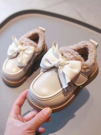 Girls' Shoes, Children's Shoes, Little Girls' Warm Thickened Winter Shoes