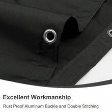 Black Privacy Fence Screening Cloth, Garden Balcony Privacy Protection Screen, Fence Shielding Protective Net, Suitable For Deck, Patio, Backyard, Outdoor Pool, Porch, Railing, Lawn And Gardening - Multicolor - View 6