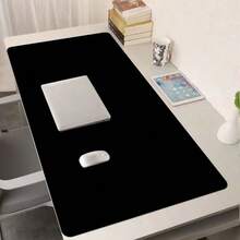 1 peça de protetor de mesa com proteção para os olhos. Pode ser usado como um protetor de escritório, mouse pad grande, protetor de mesa para laptop, bloco de escrita à prova d'água para escritório e casa, e protetor de mesa para alunos do ensino fundamental e médio. É resistente à água, óleo e manchas, resistente ao desgaste e possui um design moderno, tornando-o perfeito para decoração de casa e presentes de Natal.