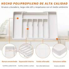 Organizador Expandible de Cubiertos de Plástico para Cajones - Blanco - Ver 7