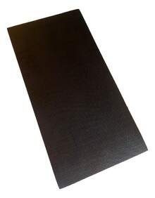 Black EVA Mat 100x50x1cm 10mm Thickness Non-Slip Yoga Exercises Gym Yoga Gymnastics Premium Line - 黑色 - 查看 2