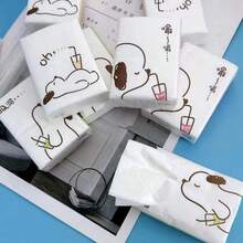 1 套 3/6/9/18 包迷你纸巾，可爱小狗、时尚熊猫、小猫图案，口袋纸巾，可爱木浆手帕，便携式清洁纸巾，适用于厨房、卧室、旅行、客厅、洗脸、清洁、玩耍等场合。 - 彩色 - 查看 6