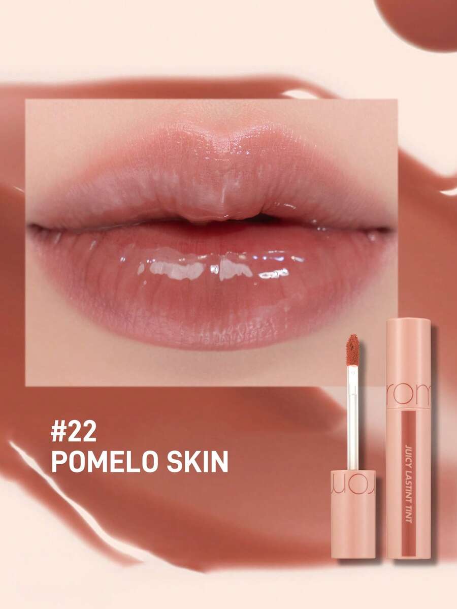 Rom&nd Romand JUICY LASTING TINT Moisturizing, Non-Greasy, Ultra-Bright Lip Gloss, With Pure Colors,5.5g/0.19oz - 22 POMELO SKIN - View 1