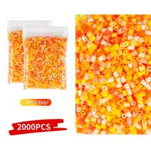 2000颗2.6毫米迷你熔珠像素拼图铁珠熔珠DIY高品质手工礼品益智玩具 - 拼豆豆 - 查看 17