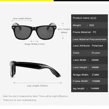 New Classic Polarized Fashion Square Sunglasses For Men And Women - C1 - 查看 8