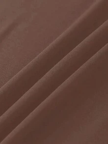 Women's Casual Crew Neck Short Sleeve Embroidered Highland Cow T-Shirt, Retro Vintage Western Style, Coffee Color