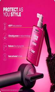 Marc Anthony Anti-Frizz Shield Ultimate Blowout Spray, Grow Long - Smooth, Shiny Hair In High Humidity - Heat Protectant - 67 Oz - 白色 - 查看 6