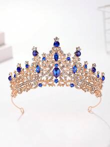 1 chiếc băng đô vương miện công chúa đính đá sang trọng cho bé gái - Nhiều màu - Xem 12