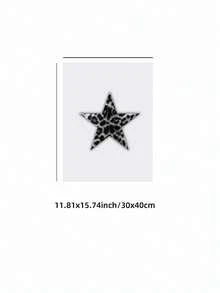 Bộ tranh nghệ thuật đen trắng cổ điển không khung (1/3 tấm), tranh ghép phong cách Y2K, trang trí phòng ngủ họa tiết da báo, trang trí tường thời trang Y2K, quà tặng phong cách retro. - Nhiều màu - Xem 15