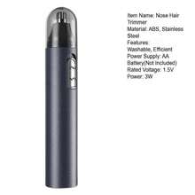 OBOVAY 电动鼻毛修剪器，电池供电鼻毛耳毛修剪器，可拆卸便携式鼻毛修剪器，男女通用，可修剪耳毛、鼻毛、眉毛和面部毛发，圣诞礼物