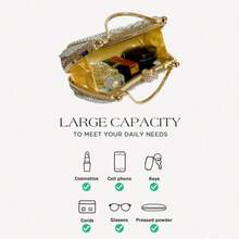 Pearl Evening Bag, One-Shoulder Crossbody Bag, Ideal For Weddings, Dinners, And Cocktails For Women - 1 Piece - 米色 - 查看 5