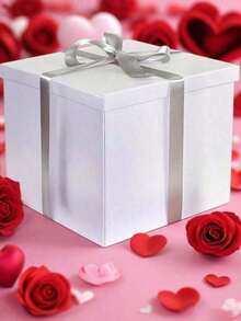 Dandan Back Toschool Large Gift Box , Black Gift Box For Gifts, Birthday Gift Box, Gift Box For Packaging, Valentine's Day, Mother's Day, Christmas, Anniversary-Proposal Gifts(White)