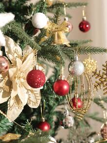 Hộp 36 quả bóng Giáng sinh nhân tạo, đồ trang trí cây thông Noel, thích hợp cho các buổi tụ họp lễ hội, tiệc Giáng sinh, vòng hoa, cây thông để bàn, đồ trang trí tiệc sinh nhật, đồ trang trí trung tâm mua sắm, địa điểm tổ chức đám cưới, lễ đón tiếp, sự kiện tốt nghiệp. Nhiều màu sắc, kích thước 1,57 inch - Nhiều màu - Xem 10
