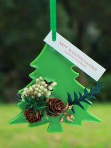 1 buc. Foaie de ceară parfumată cu flori uscate Grove, foaie de ceară parfumată cu parfum de lungă durată pentru garderoba fetelor cu brad de Crăciun, potrivită pentru camere, camere de zi, dulapuri, birouri, băi, sertare, dulapuri pentru încălțăminte etc. (Florile uscate lucrate manual și alte accesorii naturale se desprind ușor, iar culoarea și forma sunt ușor diferite. A se păstra departe de temperaturi ridicate în timpul utilizării, foaia de ceară se va topi peste 45°), decorațiuni de Crăciun, cadouri de Crăciun