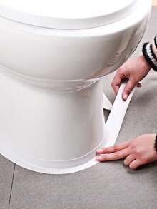 White Caulk Tape 1.5 Inch X 10.5 Ft, Self-Adhesive Waterproof Seal Strip For Bathroom, Kitchen Sink, Bathtub Joints. Peel And Stick No Tools Needed, Mold Resistant Gap Seal For Shower & Countertop. 1-Piece - 白色 - 查看 1