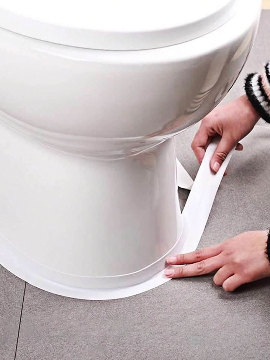 White Caulk Tape 1.5 Inch X 10.5 Ft, Self-Adhesive Waterproof Seal Strip For Bathroom, Kitchen Sink, Bathtub Joints. Peel And Stick No Tools Needed, Mold Resistant Gap Seal For Shower & Countertop. 1-Piece - 白色 - 查看 1