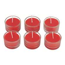 6Pcs Vegetable Wax Scented Candle Set - Pink (Blossom) - View 5