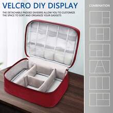 1pc Simple Data Cable Zipper Storage Box, Lightweight Portable Travel Electronic Accessories Bag, Tools Box For Watch, .Cationic Data Cable Storage Bag, Large Capacity Waterproof Multifunctional Organizer Pouch, Digital Accessory Organizer, Cosmetic Travel Bag,Travel Storage Bag, Universal Electronic Accessory Storage Bag, Travel Tool Bag, Suitable For Electronic Accessories Such As Charging Cables, Chargers, Hard Drives, Mobile Phones, Power Banks, Etc.  1pc Simple Data Cable Zipper Storage Box, Lightweight Portable Travel Electronic Accessories Bag, Tools Box For Watch, Travel Supplies, Electronics Storage Travel Universal Multifunctional Digital Product Storage Case Waterproof Electronic Accessories Storage Box Multifunctional Digital Product Storage Bag For Cables, Charger, Cell Phone, USB, SD Card, Hard Drive, Power Bank School College Electronic Bag Portable Charger Charger Case Headphone Case Cable Bag Cable Organizer Digital Camera Camera Case Camera Bag Cannon - 彩色 - 查看 9