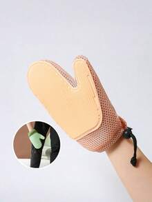 1 chiếc găng tay chải lông hai mặt cho mèo, bàn chải loại bỏ lông rụng cho thú cưng, lược tắm và massage cho chó, bàn chải loại bỏ lông, găng tay chải chuốt đa năng cho thú cưng dùng để tắm và massage cho mèo và chó, được thiết kế để loại bỏ lông khỏi quần áo, thảm, ghế sofa và giường. - Nhiều màu - Xem 10