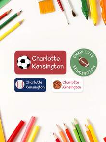 Custom Daycare Labels | Labels | School Supply Stickers | Waterproof Labels | Personalized Name Labels Back To School, Custom Name Labels, Waterproof Name Sticker Label Vinyl, Name Tags School Labels, Daycare Labels, Camp Labels