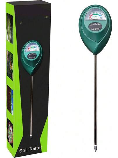 Soil Moisture Meter, Plant Water Monitor, Hygrometer Sensor For Gardening, Farming, Indoor And Outdoor Plants, No Batteries Required (1 Pack)