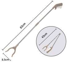 1 Handle Garbage Picker With Long Handle, Easy To Reach Garbage Picker, Lightweight Stainless Steel Garbage Picking Rod