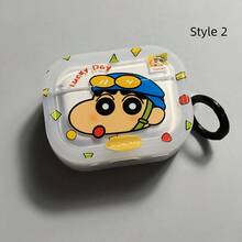 bandai 1 pièce Étui souple mignon et dessin animé pour AirPods 4e génération/Pro 2e génération, écouteurs Bluetooth Apple