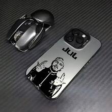 Funda de teléfono Rapper JuL C'est Pas Des Lol para 17 16 15 14 13 12 11 Pro Max Plus, cubierta mate a prueba de golpes tipo caramelo - Negro-2G602 - Ver 2