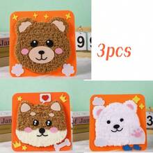 1/3/12pcs Perlengkapan Jahit Tema Hewan untuk Pemula - 4pcs Alat dan Bahan, Set Pembuatan Boneka dan Dekorasi Buatan Tangan Kreatif - MultiWarna - View 25