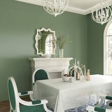 1 Roll Green Self-Adhesive Vinyl Wallpaper, Removable And Easy To Apply Decorative Paper, Suitable For Kitchen, Bathroom, Living Room Furniture And Home Decor Wall Sticker Wall Paper Wall Stickers Wall Decor Room Decor Wallpaper Stickers Wall Bedroom Decor Kitchen Decor