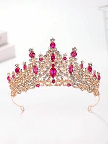 1 chiếc băng đô vương miện công chúa đính đá sang trọng cho bé gái - Nhiều màu - Xem 16