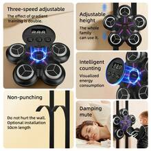 2025 New Model Smart Music Boxing Machine (For Kids Ages 3-14) – Wall-Mounted Training Machine With LED Electronic Screen, Home Indoor Fitness Equipment Game With Premium Boxing Gloves