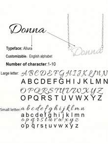 定制姓名男女项链，时尚个性化简约草书字母字体不锈钢五角星颈链，生日珠宝家庭节日礼物，母亲节送给妈妈的礼物，银色、金色时尚，秋季时尚，休闲，复古，色彩缤纷，足球妈妈的独特理想礼物，送给女友、妈妈、家人，适合舞会、派对、新年魅力，女士珠宝 - 銀色 - 查看 16