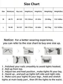 1 Pair 200g Women's Thick Fleece Socks For Winter, With Lifting Function, Soft & Stretchy, Comfortable & Warm - màu đen - Xem 3