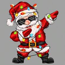 3 قطع/3 قطع/4 قطع من ملصقات الملابس بتصميم بابا نويل قابلة للغسيل، ملصقات نقل الحرارة للتي شيرتات النساء/الرجال، الحقائب الظهرية، الوسائد، الشارات الزخرفية، الملصقات، قبعات البيسبول، الحقائب الظهرية، وغيرها