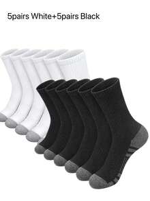 60pcs/50pcs Comfortable Sports Tennis Socks For Men, Suitable For Outdoor And Casual Wear, All Season, White Antibacterial Odor-Resistant Moisture-Wicking Athletic Socks, Thick And Comfortable For Daily Wear, Unisex Casual Socks, Cute Socks, Girls Socks, Autumn/Winter & Spring/Autumn, Mesh Details, Channeling Design, Moisture-Wicking, Soft And Smooth, Suitable For Holidays, Sports, Casual, Business And Daily Wear, Can Be Worn Year-Round, 40pcs/30pcs/24pcs/20pcs/16pcs/12pcs/10pcs/8pcs/6pcs/4pcs/2pcs - 彩色 - 查看 42