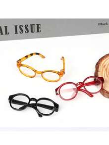 1 pieza (solo accesorios) Gafas de sol versátiles de verano de 17 cm, gafas transparentes de colores variados