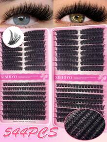 392 件/28 排漫画睫毛簇，漫画睫毛簇，动漫簇睫毛延长簇，睫毛自然外观睫毛，仙女睫毛簇，漫画单根睫毛，适合初学者，640/448/576/570/544/560/240/184/120 件