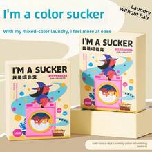 100 Stücke/Box Farbfangtücher - Waschmittelblätter zum Verhindern von Farbübertragung, Vermeiden von Ausbluten und Verfärbungen, parfümfrei für Waschmaschinen, empfindliche Stoffe, Rot, Blau, Schwarz - Zubehör für den Heim- und Profigebrauch